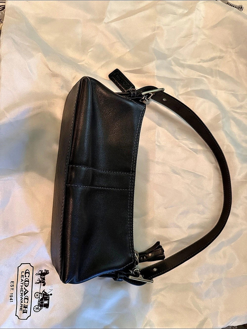 Coach Black Shoulder Bag Y2K